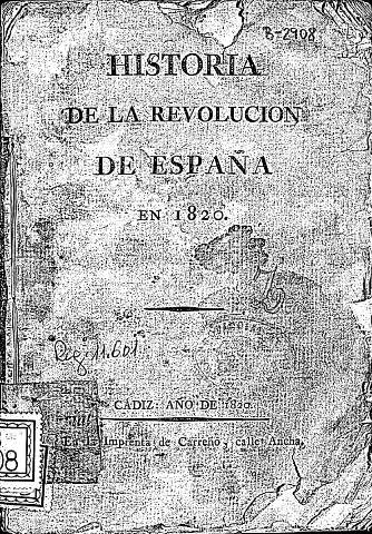 Historia de la revolución de España en 1820