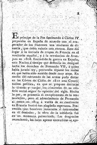 El príncipe de la Paz fascinando á Carlos IV...