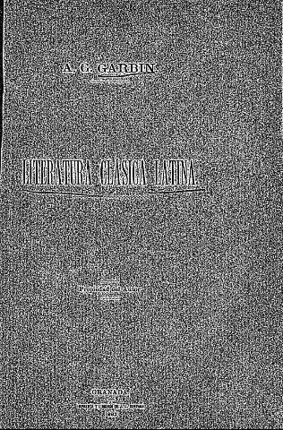 Literatura Clásica Latina