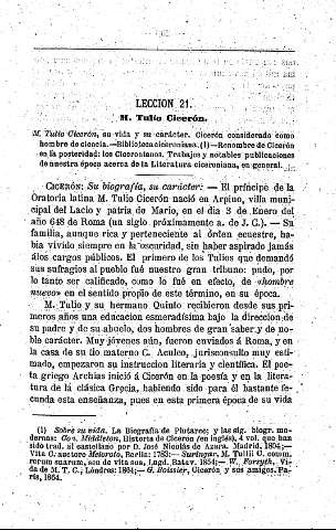 M. Tulio Cicerón