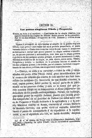 Los poetas elegiacos Tibulo y Propercio