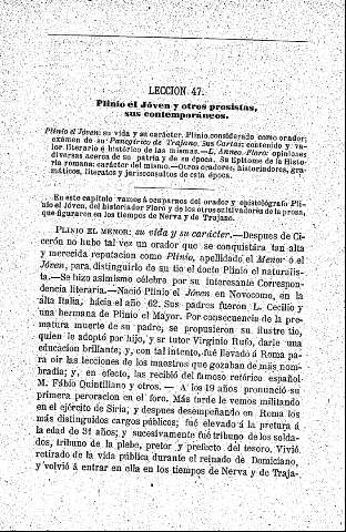 Plinio el Joven y otros prosistas, sus contemporáneos