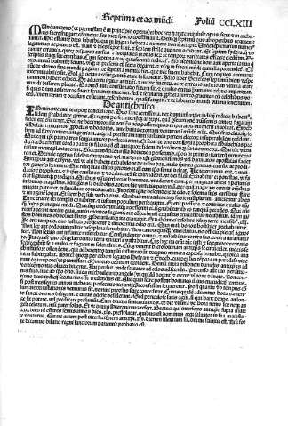 [Septima eras mundi] CCLXIII