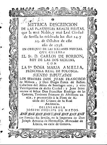 Metrica descripcion de las plausibles reales fiestas ...