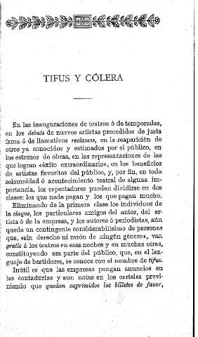 Tifus y cólera