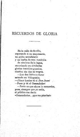 Recuerdos de gloria