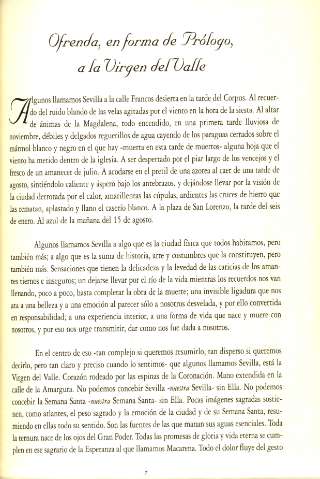 Ofrenda, en forma de prólogo a la Virgen del Valle