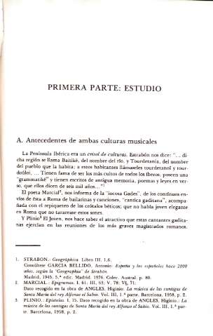 Primera parte: estudio. A. Antecedentes de ambas culturas musicales
