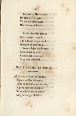 Maria amparo de todos