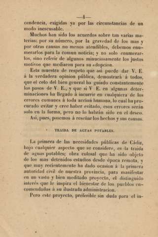 Traida de aguas potables