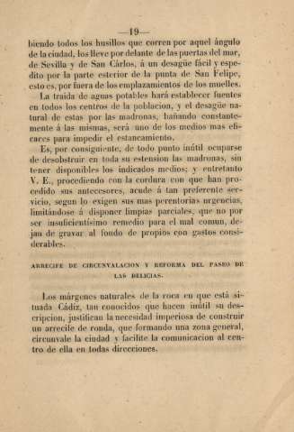 Arrecife de circunvalacion y reforma del Paseo de las Delicias