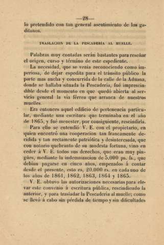 Traslación de la pescadería al muelle