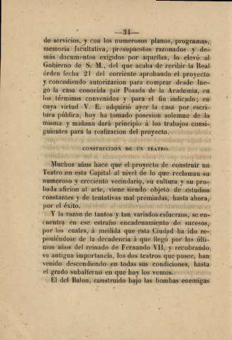 Construccion de un teatro