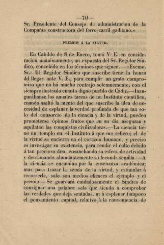 Premios á la virtud