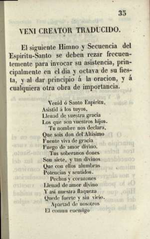 Veni creator traducido