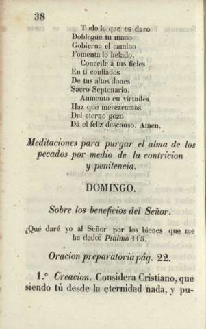 Meditaciones para purgar el alma de los pecados por medio de la contricion y penitencia