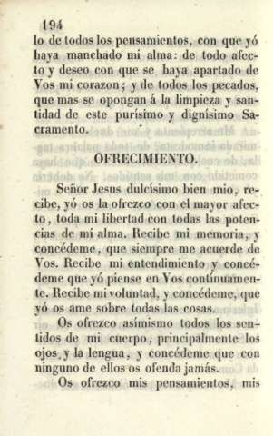 Ofrecimiento