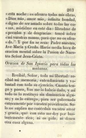 Oración de San Ignacio para todas las mañanas
