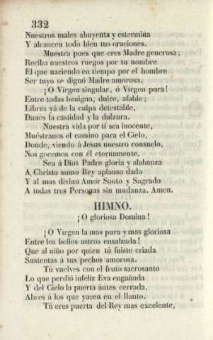 Himno ¡O gloriosa Domina!