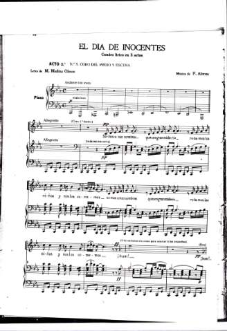 Acto 2º. Nº 5. Coro del miedo y escena