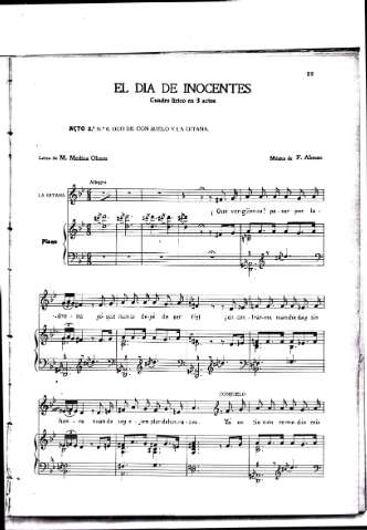 Acto 2º. Nº 6. Duo de consuelo y la gitana