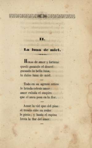 II. La luna de miel