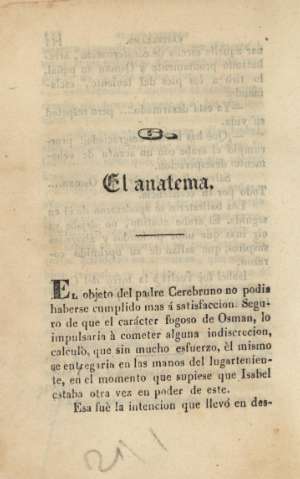 6. El anatema