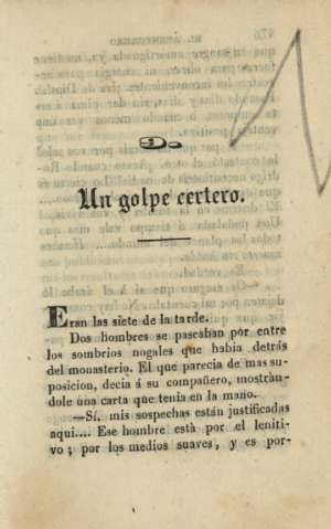 9. Un glope certero