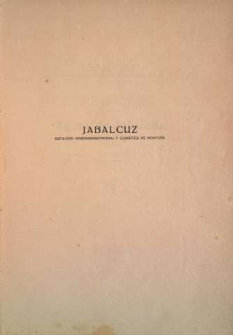 Jabalcuz, Estación hidromineral y climática de montaña