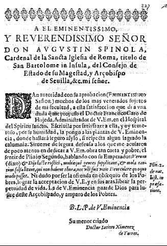 A el eminentissimo, y reverendissimo señor Don Augustin Spinola, ...