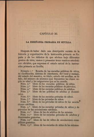 Capítulo XI. La enseñanza primaria en Sevilla