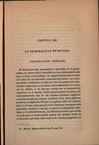 Capítulo XII. La criminalidad en Sevilla