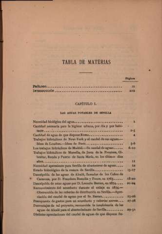 Tabla de materias