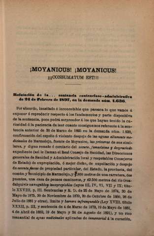 ¡Moyanicus! ¡Moyanicus! ¡¡¡Consumatum est!!!
