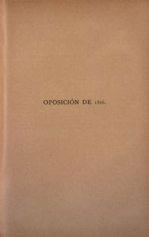 Oposición de 1816