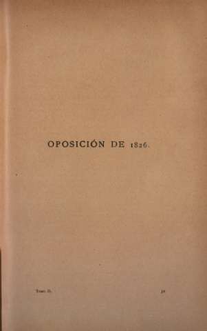Oposición de 1826