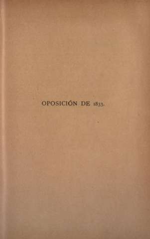 Oposición de 1833