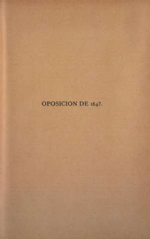 Oposición de 1847