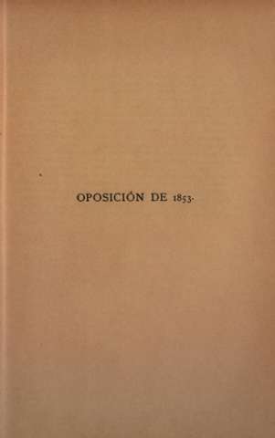 Oposición de 1853