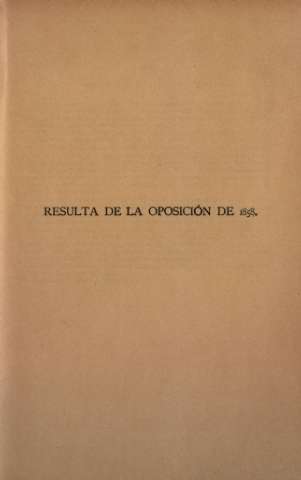 Resulta de la oposición de 1858