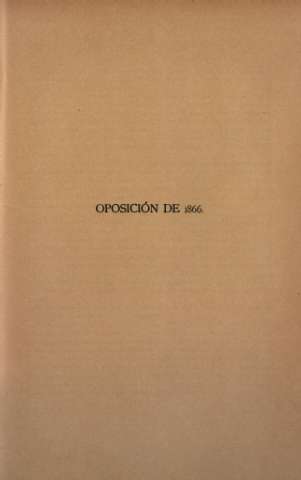 Oposición de 1866