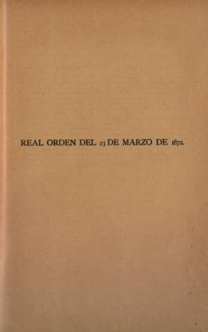 Real Orden del 23 de Marzo de 1872