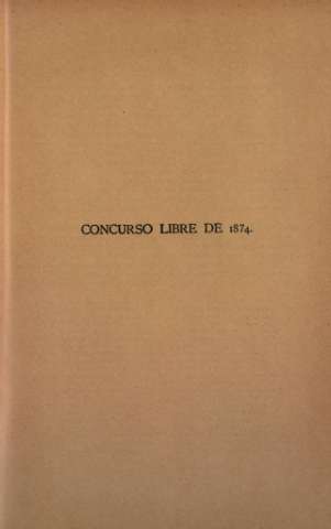 Concurso libre de 1874