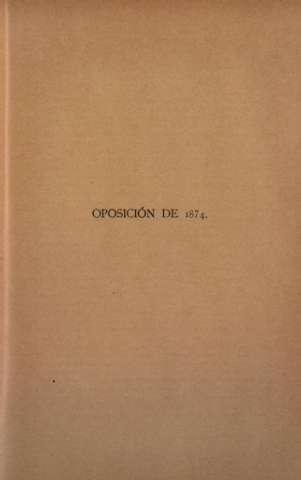 Oposición de 1874