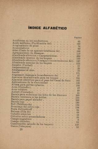 Índice alfabético