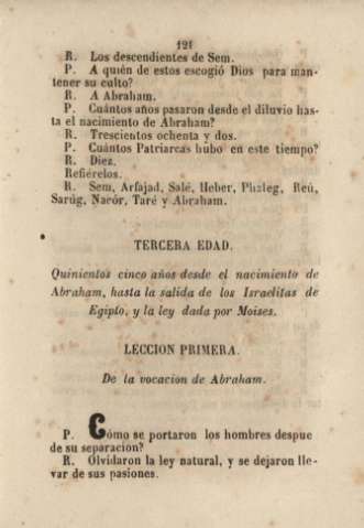 Tercera edad. Quinientos cinco años desde el nacimiento de Abraham, hasta la salida de los Israelitas de Egipto, y la ley dada por Moises