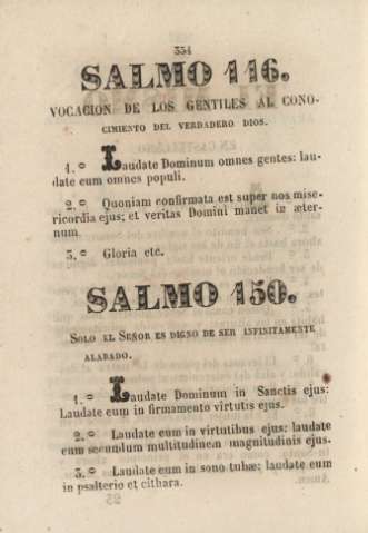 Salmo 116. Salmo 150