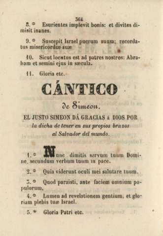 Cántico de Simeon