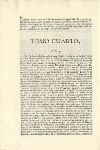 Tomo cuarto
