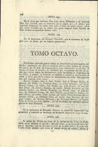 Tomo octavo